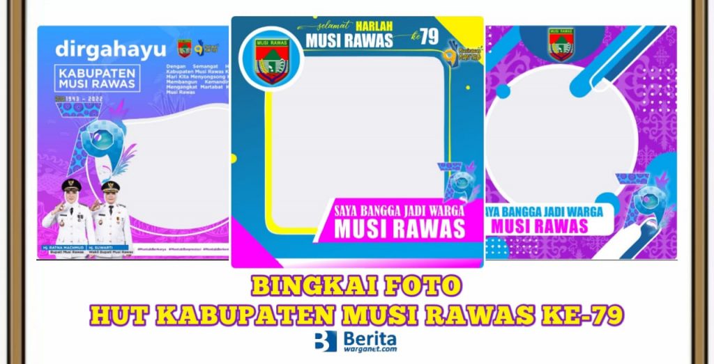 Bingkai Foto HUT Kabupaten Musi Rawas ke-79
