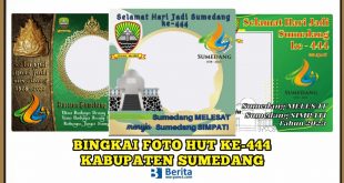 Bingkai Foto HUT Kabupaten Sumedang ke-444