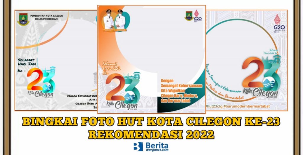 Bingkai Foto HUT Kota Cilegon ke-23
