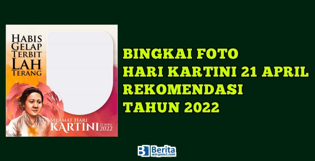 Bingkai Foto Hari Kartini 21 April