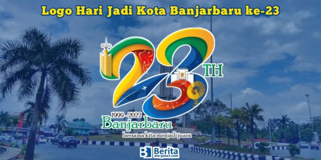 Logo Hari Jadi Kota Banjarbaru ke-23 Tahun 2022
