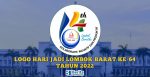 Logo Hari Jadi Lombok Barat ke-64 Tahun 2022