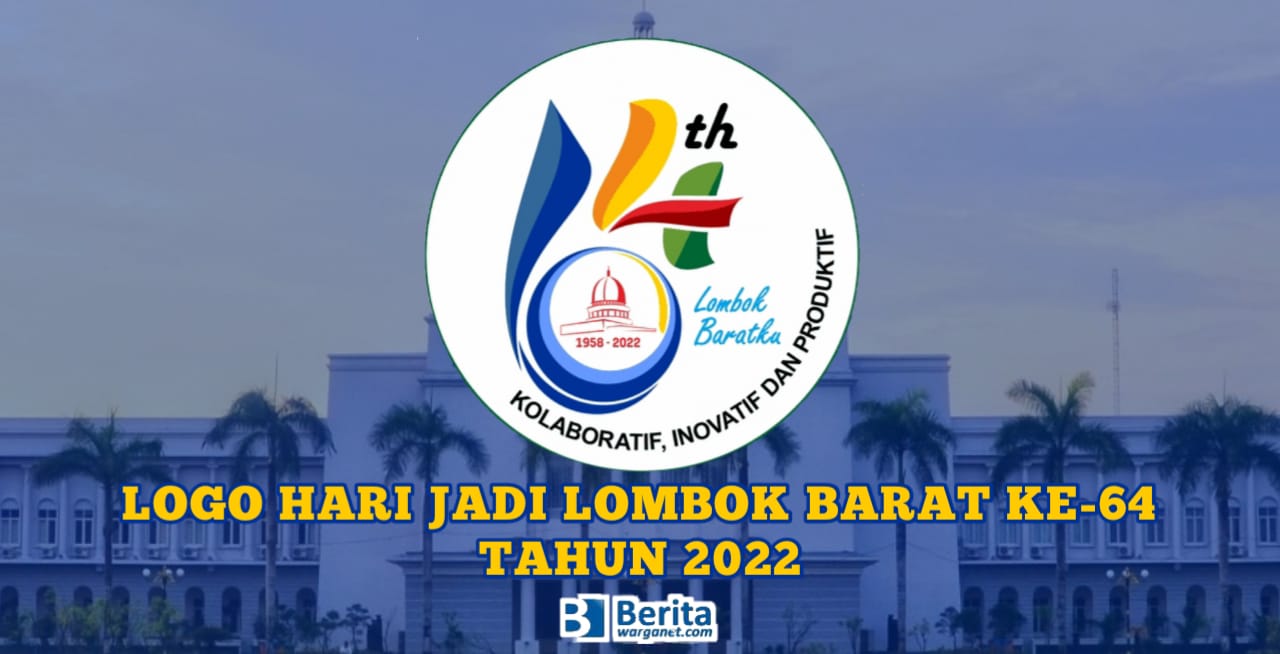 Logo Hari Jadi Lombok Barat ke-64 Tahun 2022