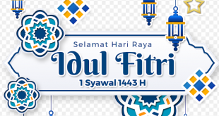 Pilihan 3 - Logo Hari Raya Idul Fitri 1443 H 2022 M (Format PNG)
