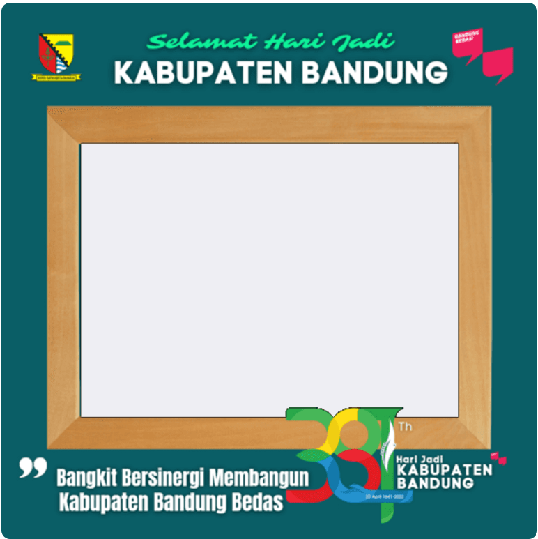 Twibbon HUT Kabupaten Bandung ke-381 Pilihan 3