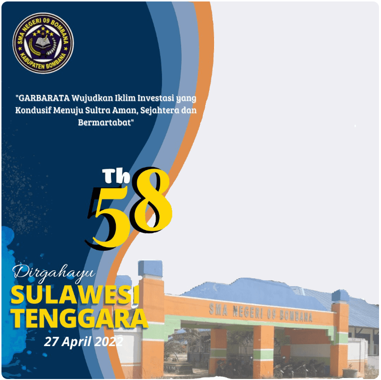 Twibbon Pilihan HUT Provinsi Sulawesi Tenggara ke-58 2