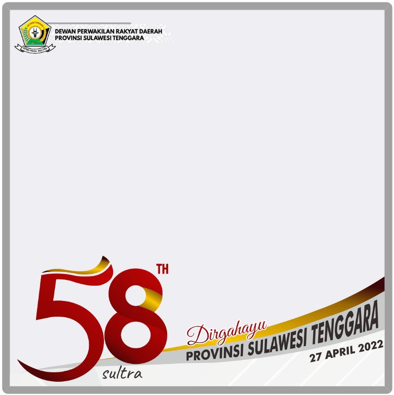 Twibbon Pilihan HUT Provinsi Sulawesi Tenggara ke-58 3