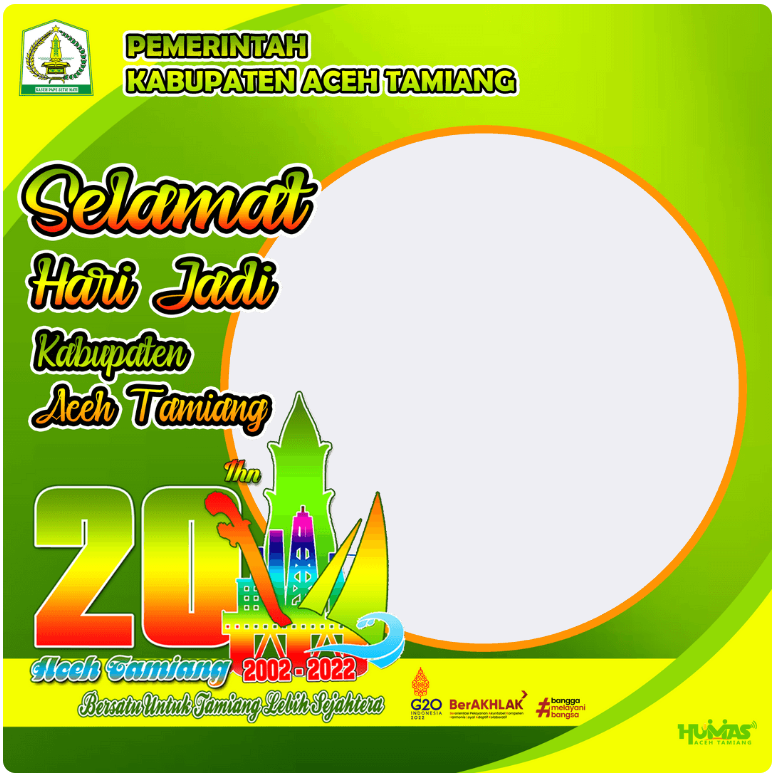 Twibbon Hari Jadi Aceh Tamiang ke-20 Pilihan 19