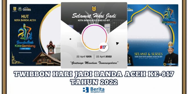 Twibbon Hari Jadi Banda Aceh 2022