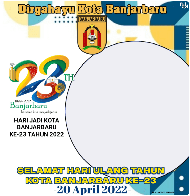 Twibbon Hari Jadi Banjarbaru ke-23 Pilihan 2