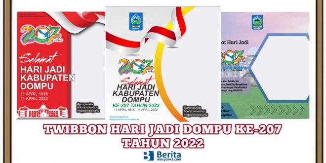 Twibbon Hari Jadi Dompu 2022