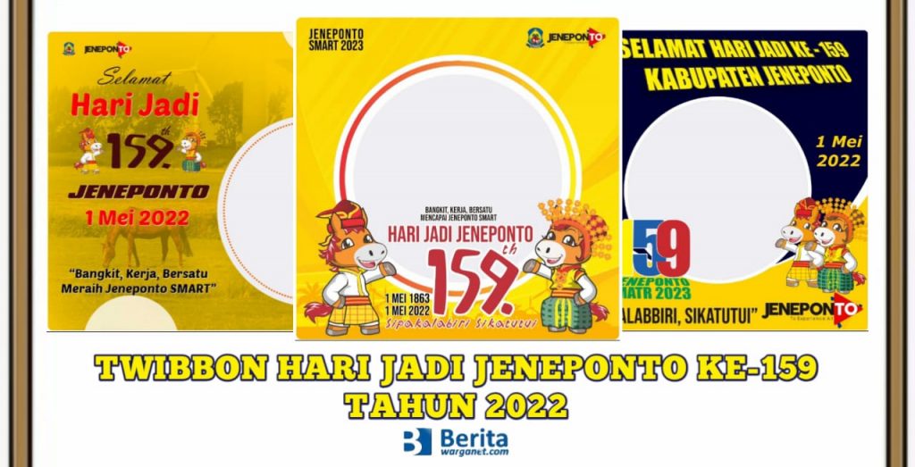 Twibbon Hari Jadi Jeneponto 2022
