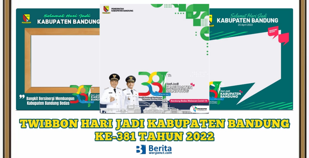 Twibbon Hari Jadi Kabupaten Bandung 2022