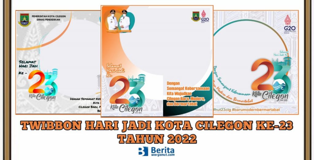Twibbon Hari Jadi Kota Cilegon 2022