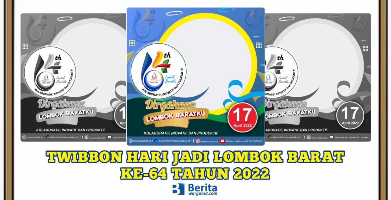 Twibbon Hari Jadi Lombok Barat 2022