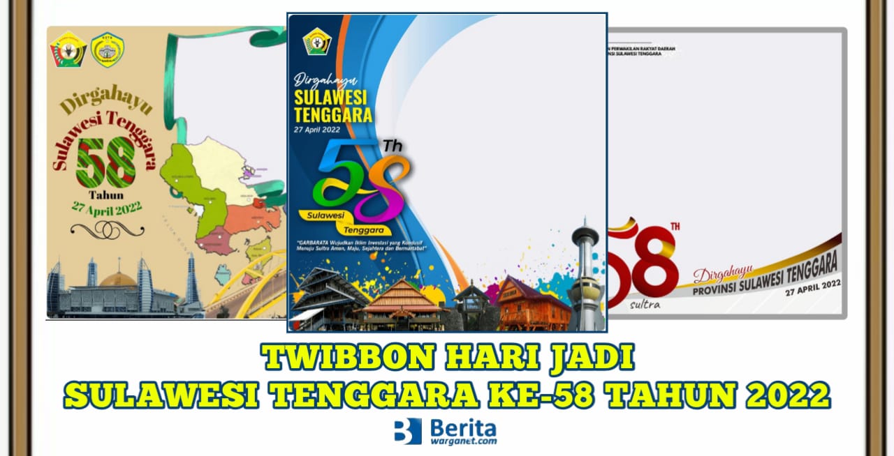 Twibbon Hari Jadi Sulawesi Tenggara 2022