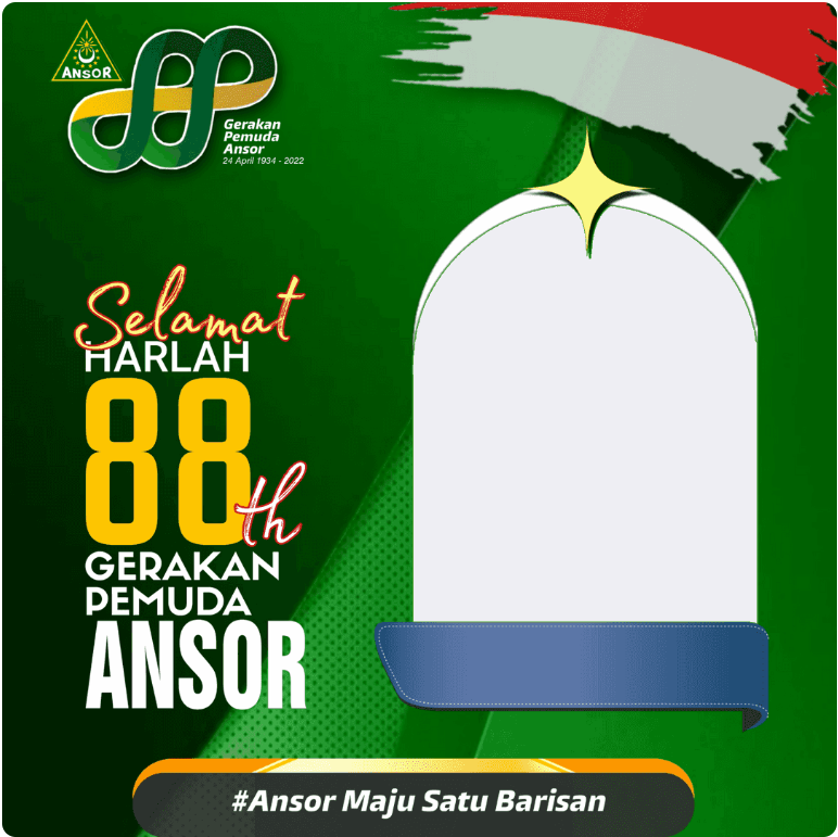 Twibbon Hari Lahir GP Ansor ke-88 Pilihan 5