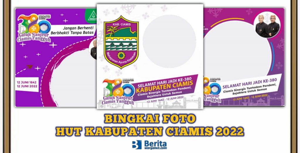 Bingkai Foto HUT Kabupaten Ciamis ke-380