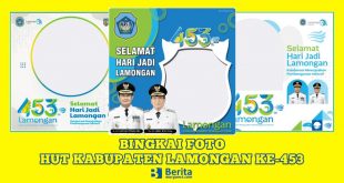 Bingkai Foto HUT Kabupaten Lamongan ke-453