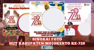 Bingkai Foto HUT Kabupaten Mojokerto ke-729