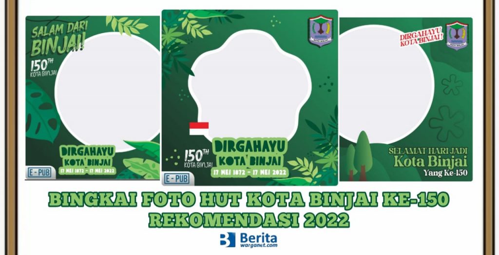 Bingkai Foto HUT Kota Binjai ke-150