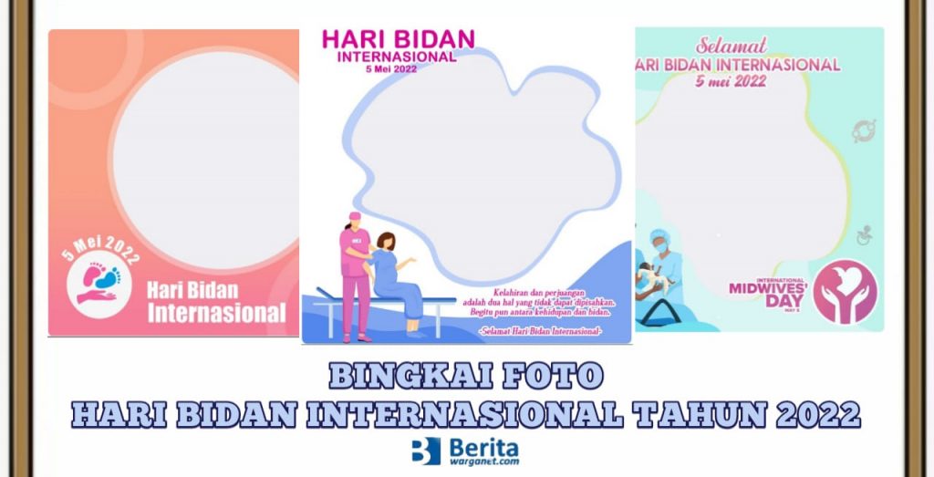 Bingkai Foto Hari Bidan Internasional