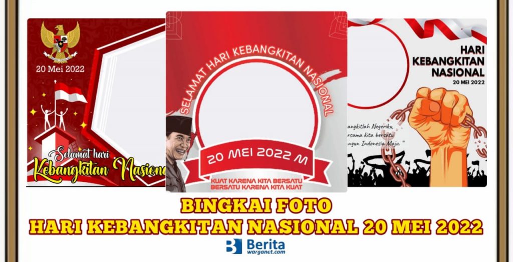 Bingkai Foto Hari Kebangkitan Nasional