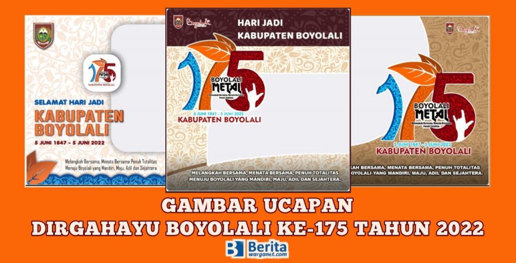 Dirgahayu Boyolali ke-175 Tahun 2022
