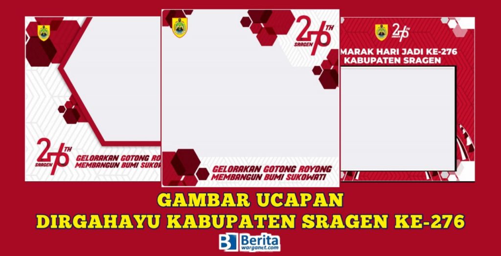 Dirgahayu Kabupaten Sragen ke-276