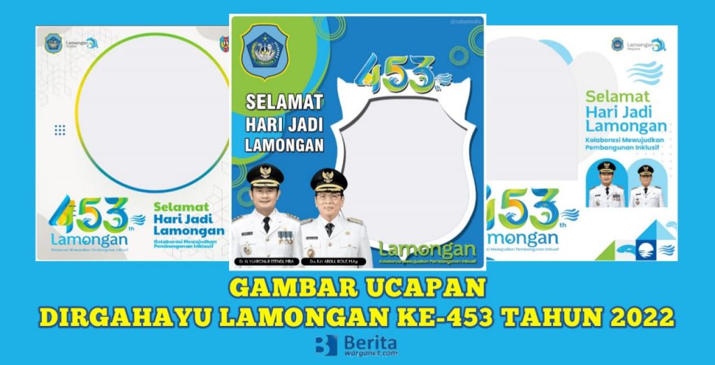 Gambar Ucapan Dirgahayu Lamongan ke-453