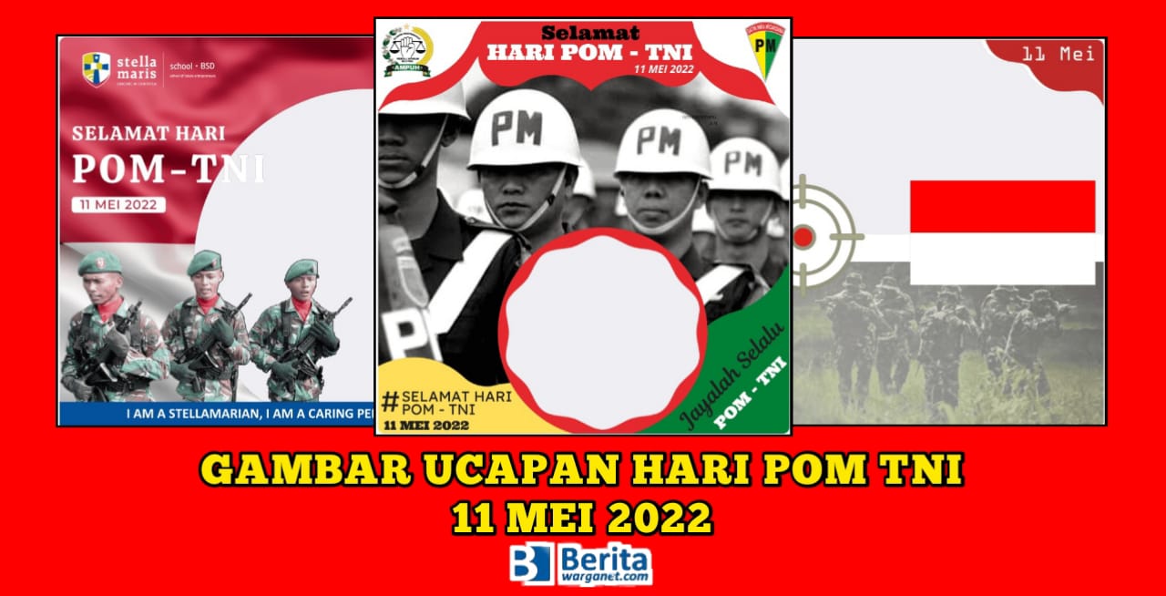 Gambar Ucapan Hari POM TNI 2022