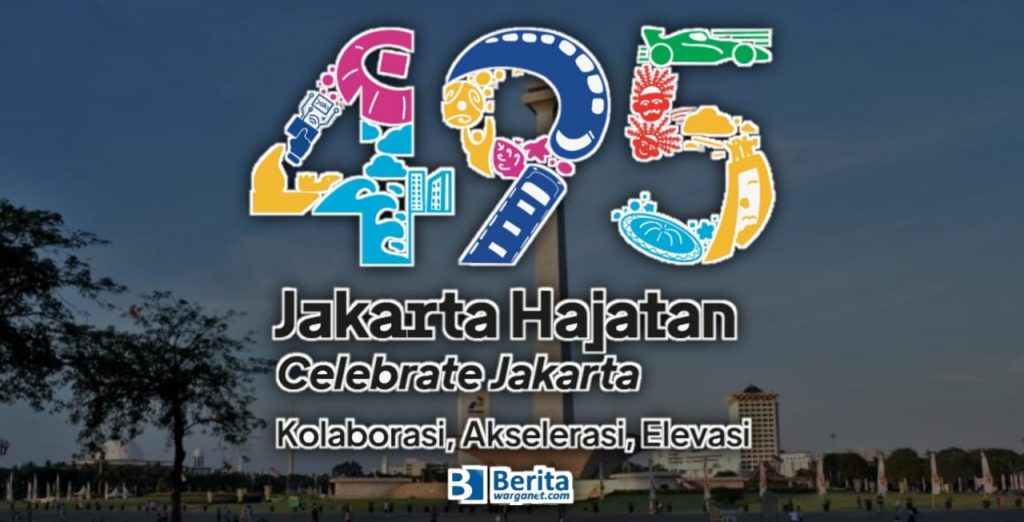 Logo Hari Jadi DKI Jakarta ke-495 Tahun 2022