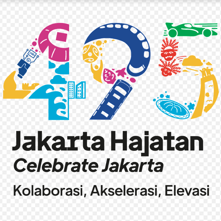 Logo Hari Jadi Jakarta ke-495 Format PNG