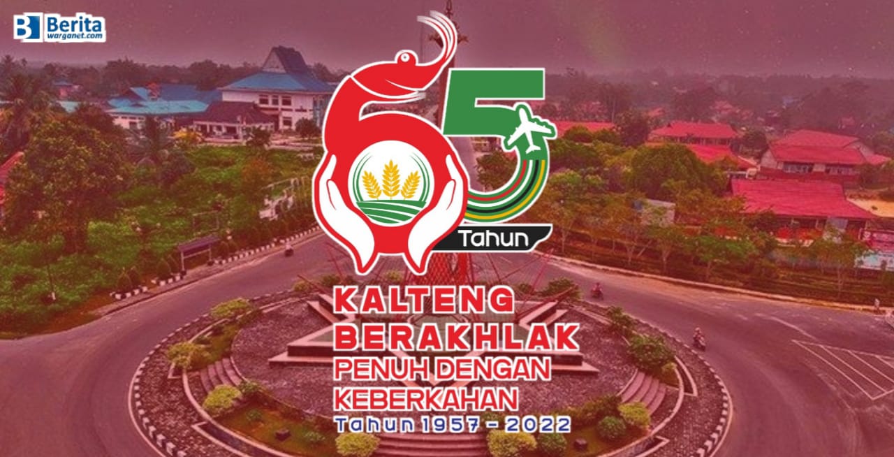 Logo Hari Jadi Kalimantan Tengah ke-65 Tahun 2022
