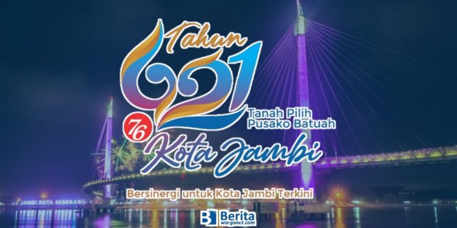 Logo Hari Jadi Kota Jambi ke-621 Tahun 2022