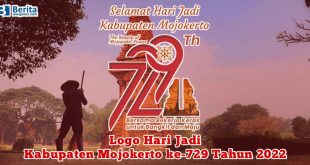 Logo Hari Jadi Mojokerto ke-729 Tahun 2022
