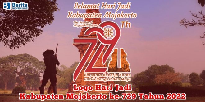 Logo Hari Jadi Mojokerto ke-729 Tahun 2022