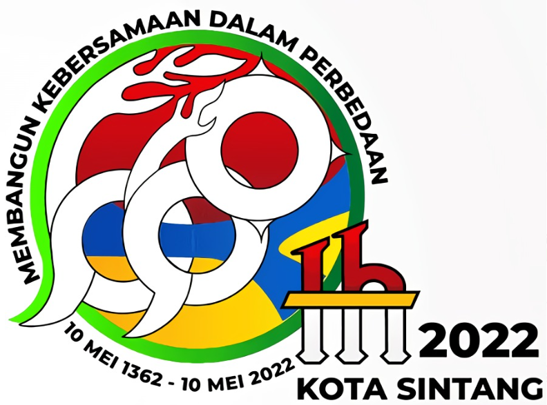Logo Hari Jadi Sintang ke-660 Tahun 2022 (Format JPG)