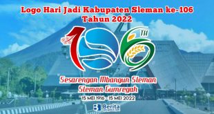 Logo Hari Jadi Sleman ke-106 Tahun 2022
