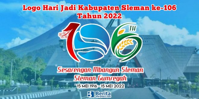 Logo Hari Jadi Sleman ke-106 Tahun 2022