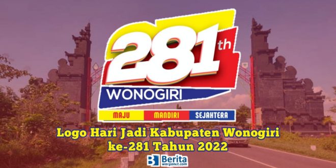 Logo Hari Jadi Wonogiri ke-281 Tahun 2022