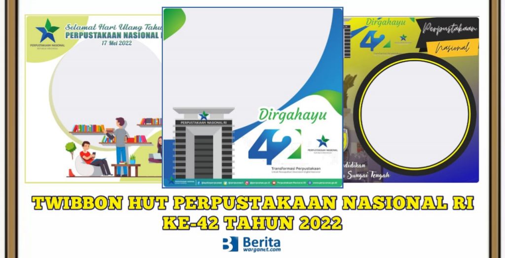Twibbon HUT Perpustakaan Nasional RI 2022