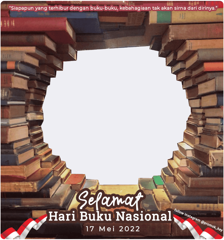 Twibbon Hari Buku Nasional 17 Mei 2022 Pilihan 4