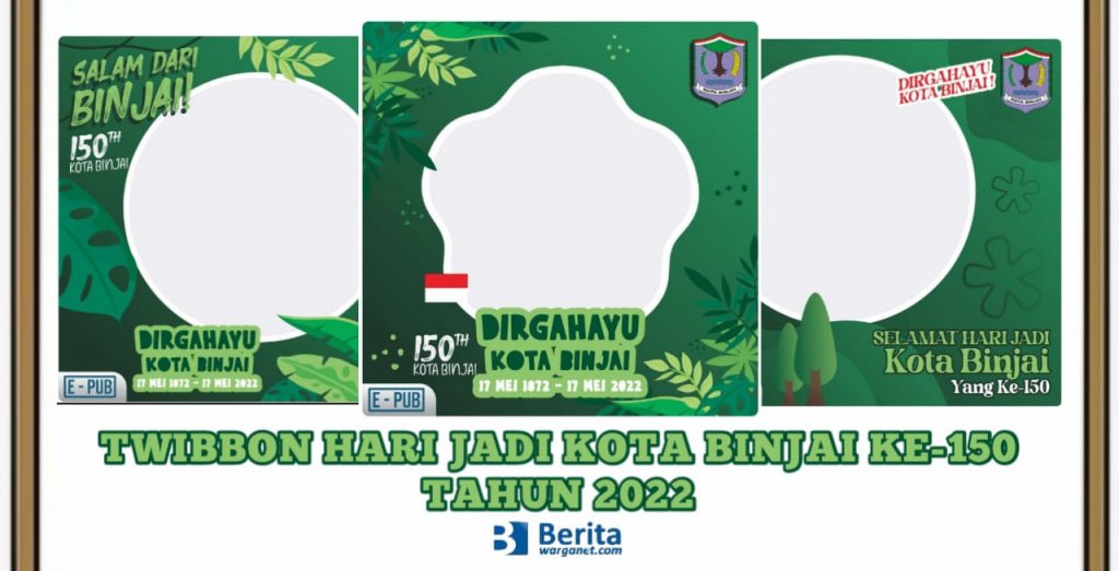 Twibbon Hari Jadi Binjai 2022