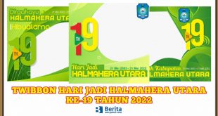 Twibbon Hari Jadi Halmahera Utara 2022