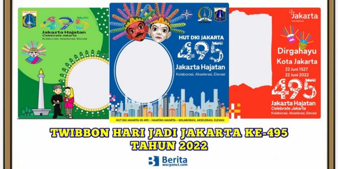 Twibbon Hari Jadi Jakarta 2022