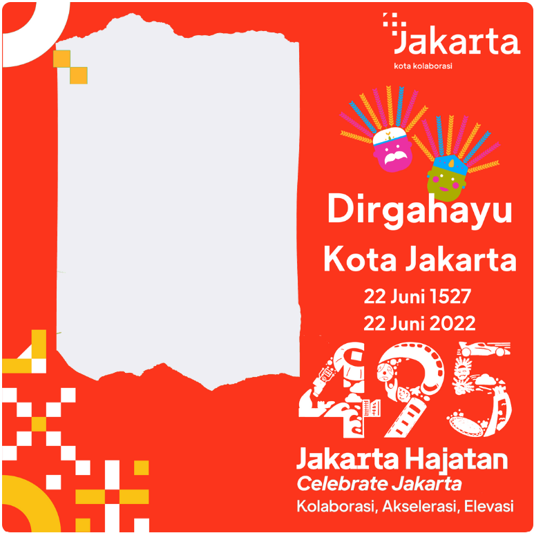 Twibbon Hari Jadi Jakarta ke-495 Tahun Pilihan 2