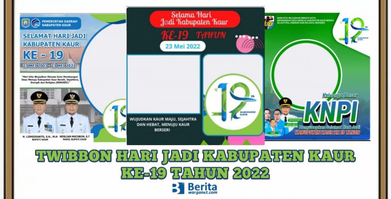 Twibbon Hari Jadi Kabupaten Kaur 2022