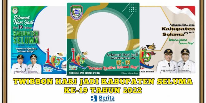 Twibbon Hari Jadi Kabupaten Seluma 2022