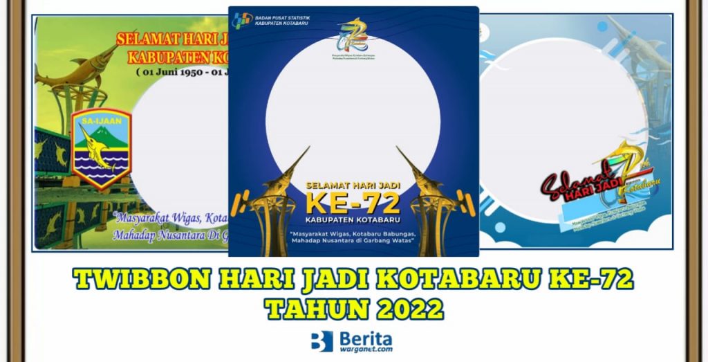 Twibbon Hari Jadi Kotabaru 2022
